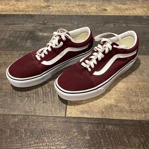 Maroon Vans